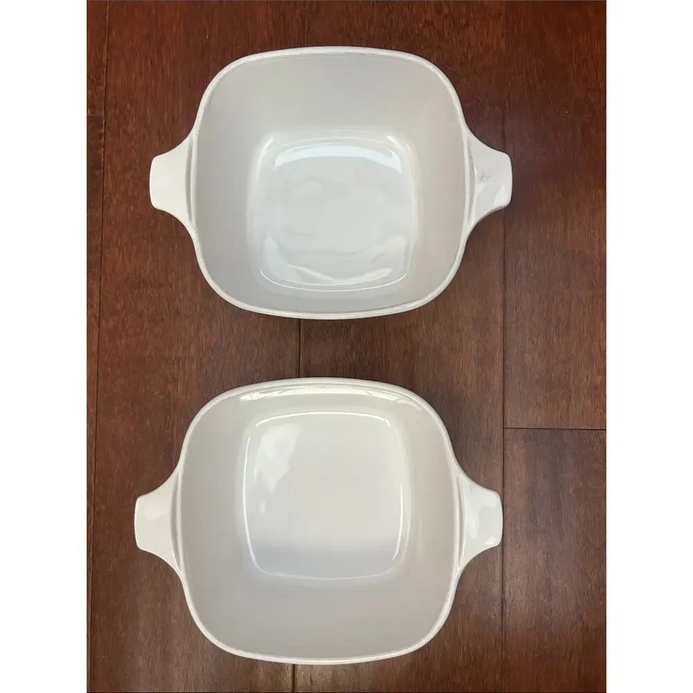 Set of 2 Vintage CorningWare Dishes Featuring the Iconic Blue Corn Pattern